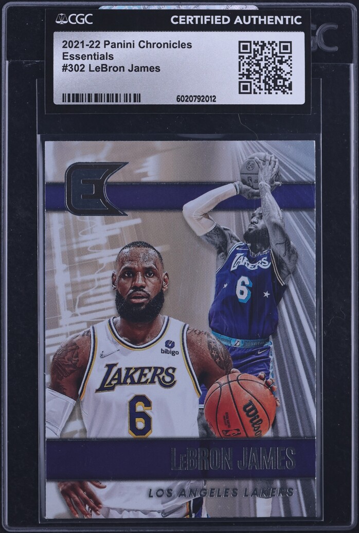 2021 Panini Chronicles Essentials LeBron James #302 CGC AUTH