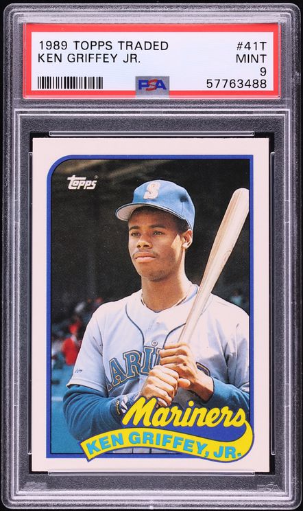 1989 Topps Traded Ken Griffey Jr. ROOKIE #41T PSA 9 MINT