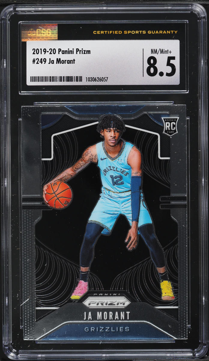 2019 Panini Prizm Ja Morant ROOKIE #249 CSG 8.5 NM-MT+