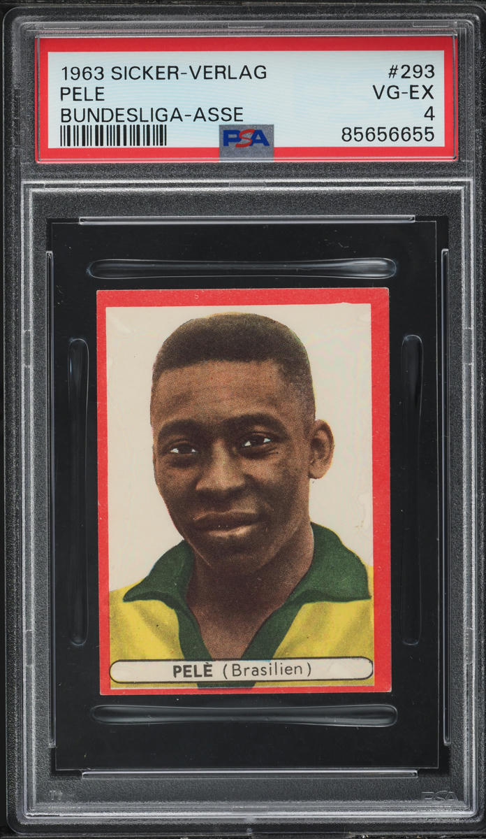 1963 Sicker-Verlag Bundesliga-Asse Pele #293 PSA 4 VGEX