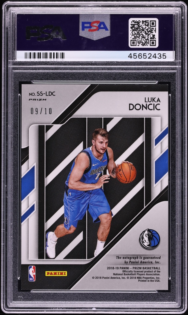 2018 Panini Prizm Sensational Gold Luka Doncic ROOKIE AUTO /10 #SS-LDC PSA 10 GEM MINT - Photo 2