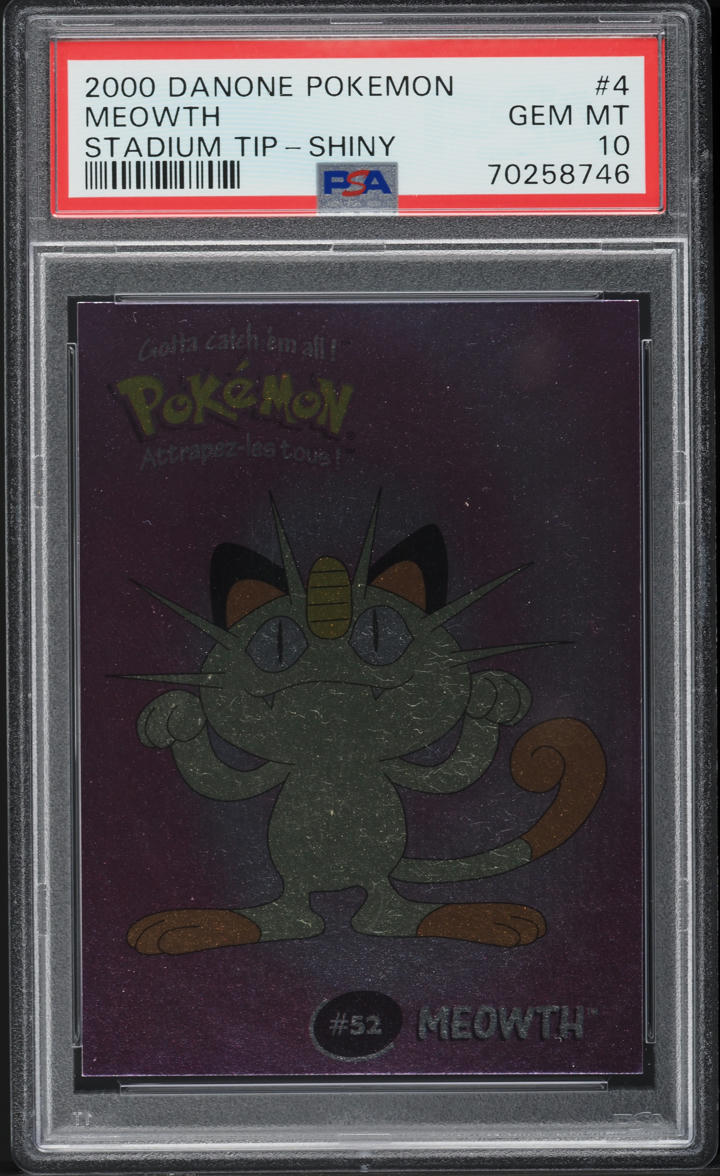 1996 Pokemon Japanese Green Poker Set Nintendo Playing Card Meowth