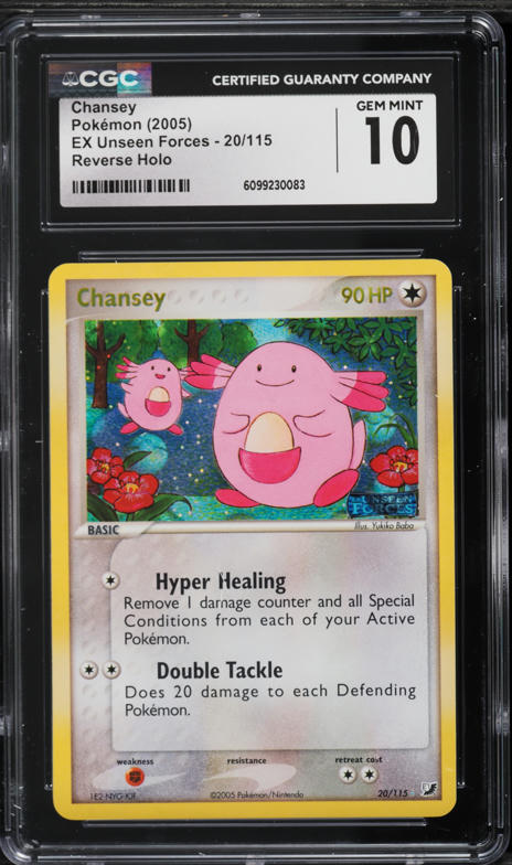 1998 Pokemon Japanese Priname Business Card Chansey #113 BGS 9 MINT on  Fanatics Collect