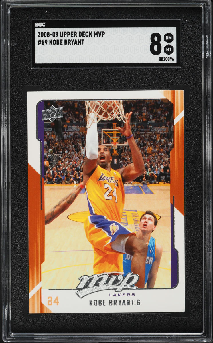 2008 Upper Deck MVP Kobe Bryant #69 SGC 8 NM-MT