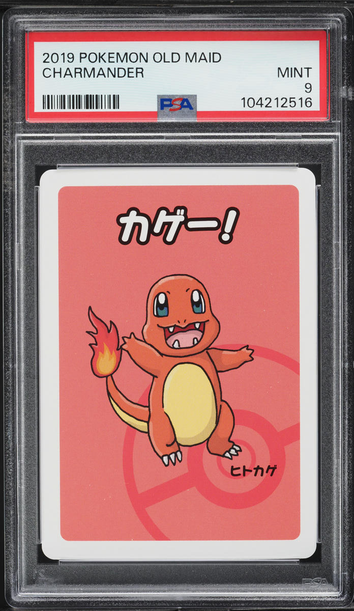 2019 Pokemon Japanese Playing Cards Old Maid Charmander PSA 9 MINT - Main Image