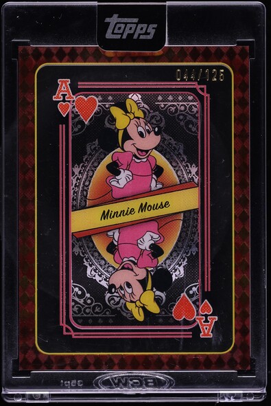 2024 Topps Chrome Disney Black Wave Minnie Mouse 1/10 #2 PSA 9