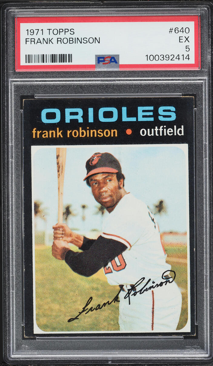 1971 Topps Frank Robinson #640 PSA 5 EX