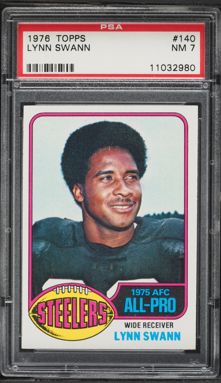 1976 Topps Football Lynn Swann #140 PSA 7 NRMT