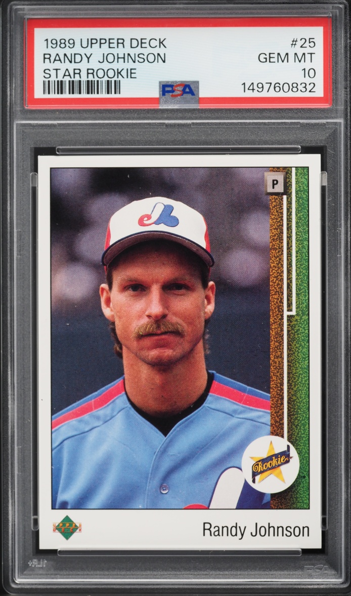 1989 Upper Deck Star Randy Johnson ROOKIE #25 PSA 10 GEM MINT