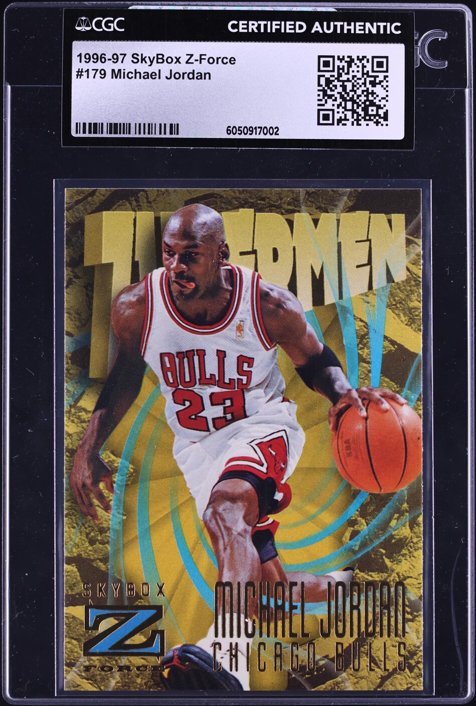 1996 Skybox Z-Force Michael Jordan #179 CGC AUTH