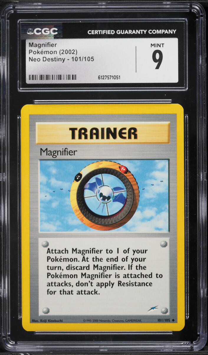 2002 Pokemon Neo Destiny Magnifier #101 CGC 9 MINT