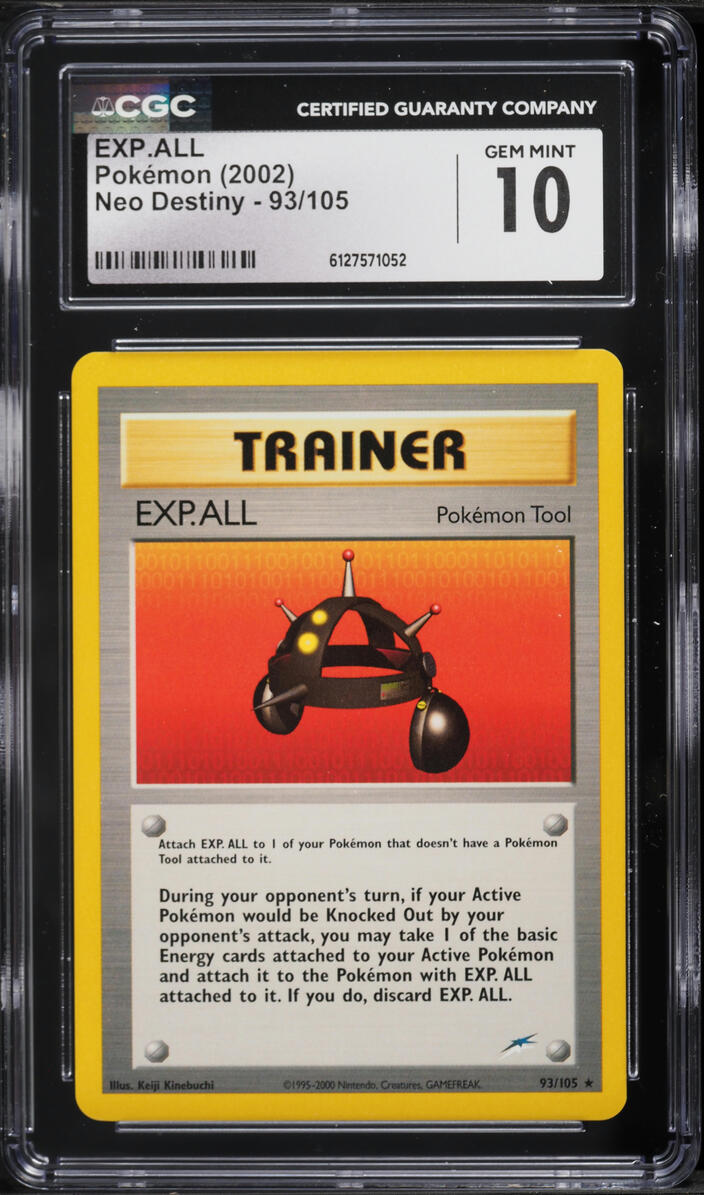 2002 Pokemon Neo Destiny EXP.ALL #93 CGC 10 GEM MINT