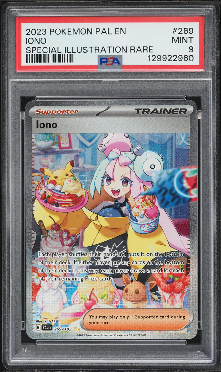 2023 Pokemon Scarlet & Violet Paldea Evolved SIR Iono #269 PSA 9 MINT