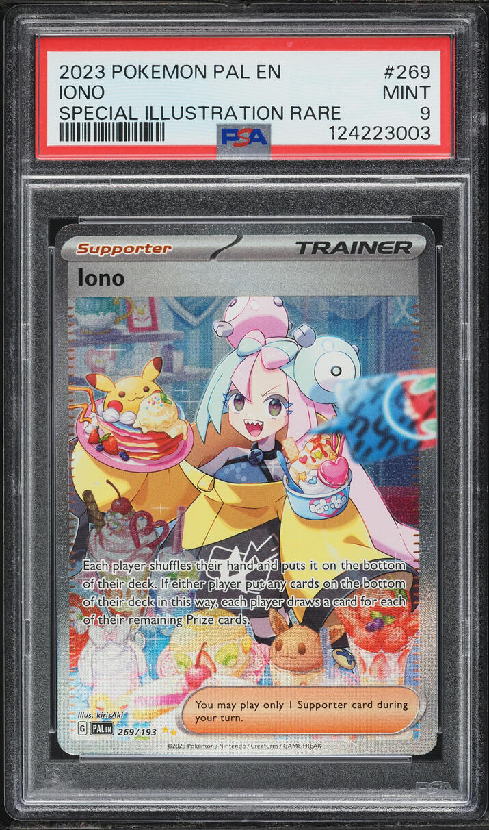 2023 Pokemon Scarlet & Violet Paldea Evolved SIR Iono #269 PSA 9 MINT