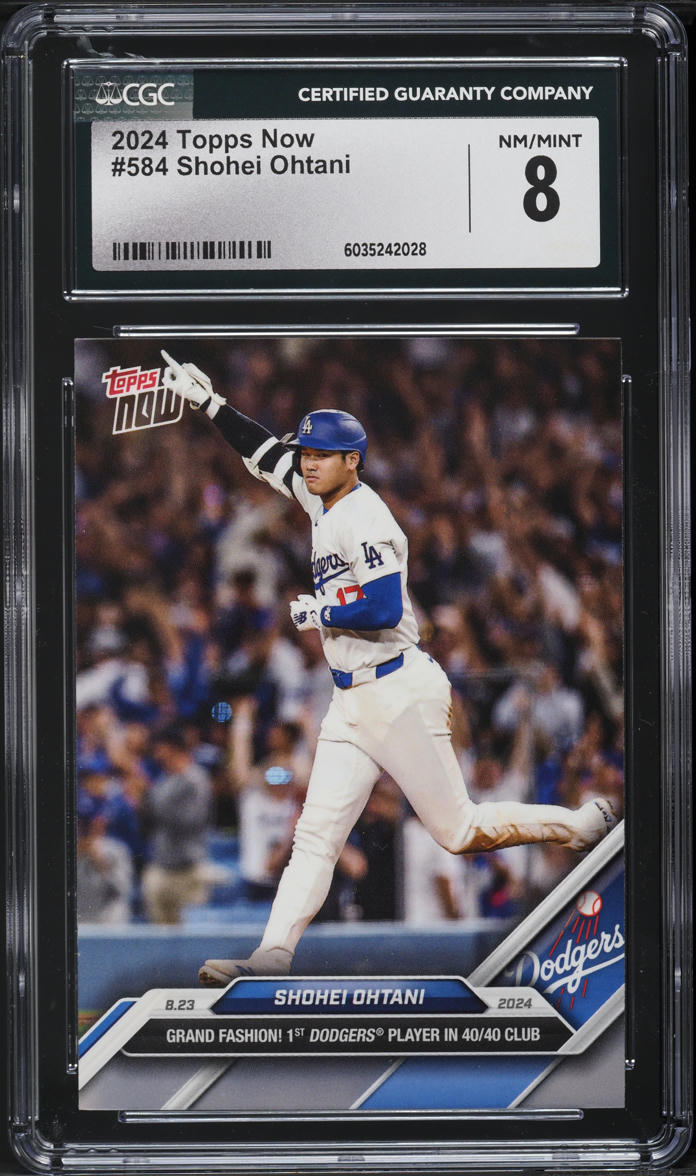 2024 Topps Now Shohei Ohtani #584 CGC 8 NM-MT