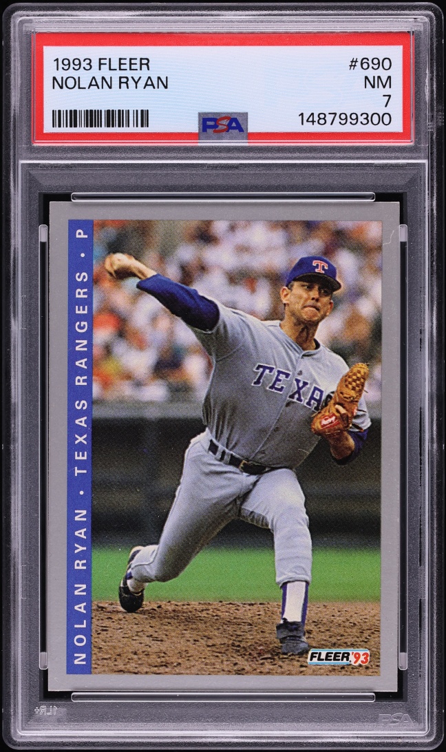 1993 Fleer Nolan Ryan #690 PSA 7 NRMT