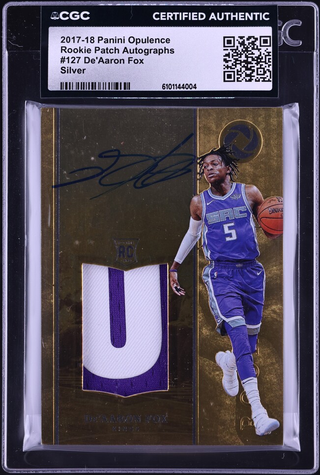 2017 Panini Totally Certified De'aaron Fox ROOKIE /299 #105 PSA 9