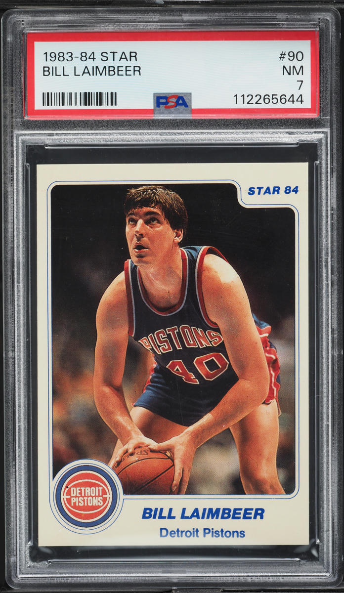1983 Star Basketball Bill Laimbeer #90 PSA 7 NRMT