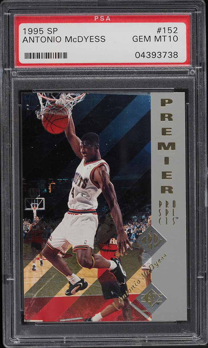 1995 SP Basketball Antonio McDyess ROOKIE #152 PSA 10 GEM MINT
