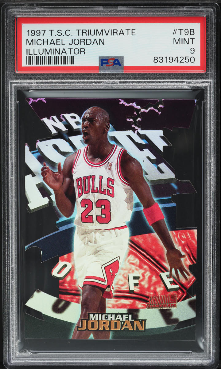 1997 Stadium Club Triumvirate Illuminator Michael Jordan