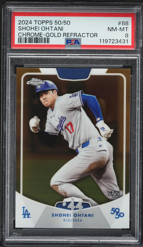 2024 Topps Chrome Logofractor Edition Gold Refractor Shohei Ohtani