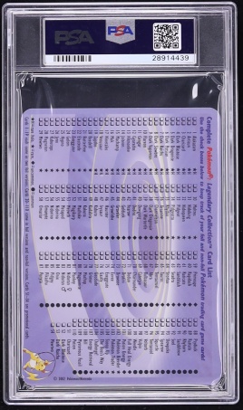 2002 Pokemon Legendary Collection Box Topper Charizard #S1 PSA 10 GEM MINT
