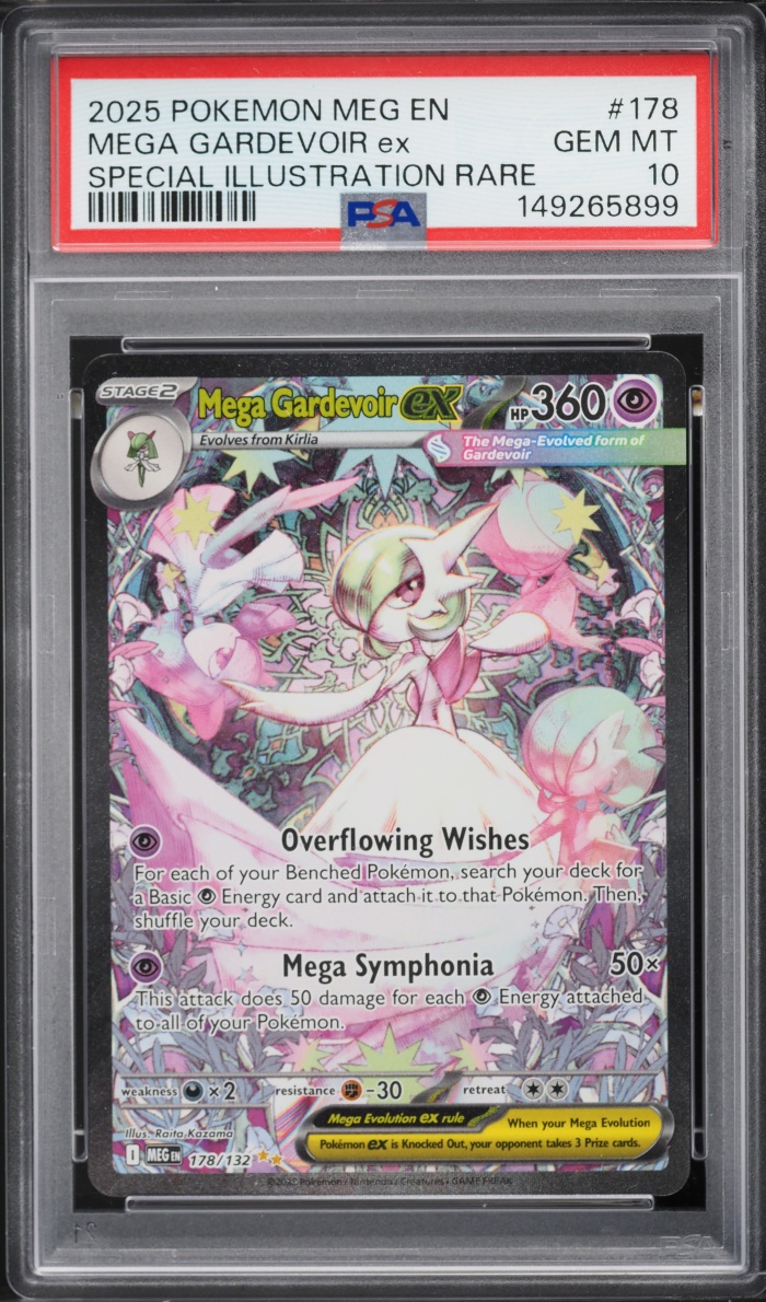 2025 Pokemon Mega Evolution SIR Mega Gardevoir ex #178 PSA 10 GEM MINT