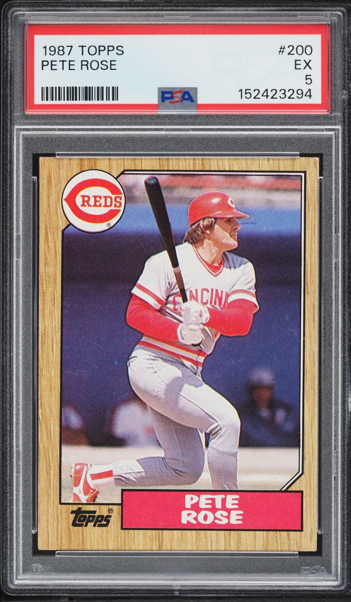 1987 Topps Pete Rose #200 PSA 5 EX