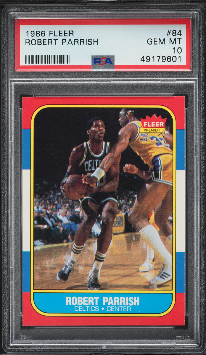 1986 Fleer Basketball Robert Parrish #84 PSA 10 GEM MINT