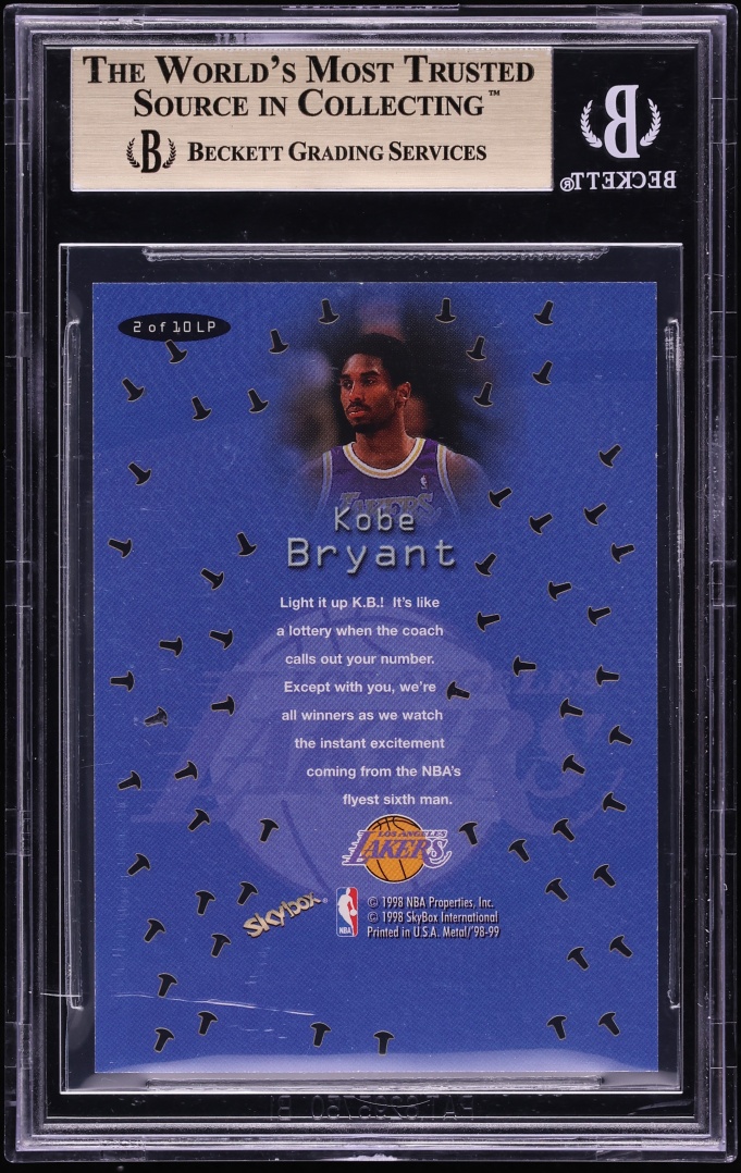 1998 Metal Universe Linchpins Kobe Bryant #2 BGS 9.5 GEM MINT
