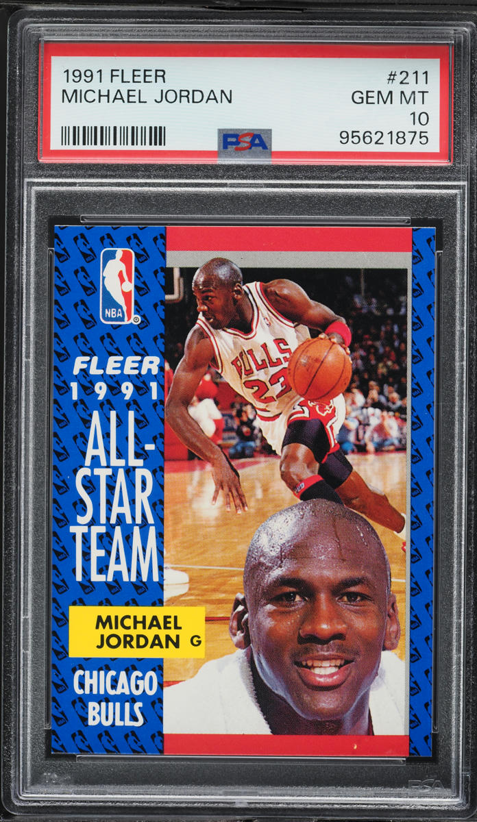 1991 Fleer Basketball Michael Jordan #211 PSA 10 GEM MINT