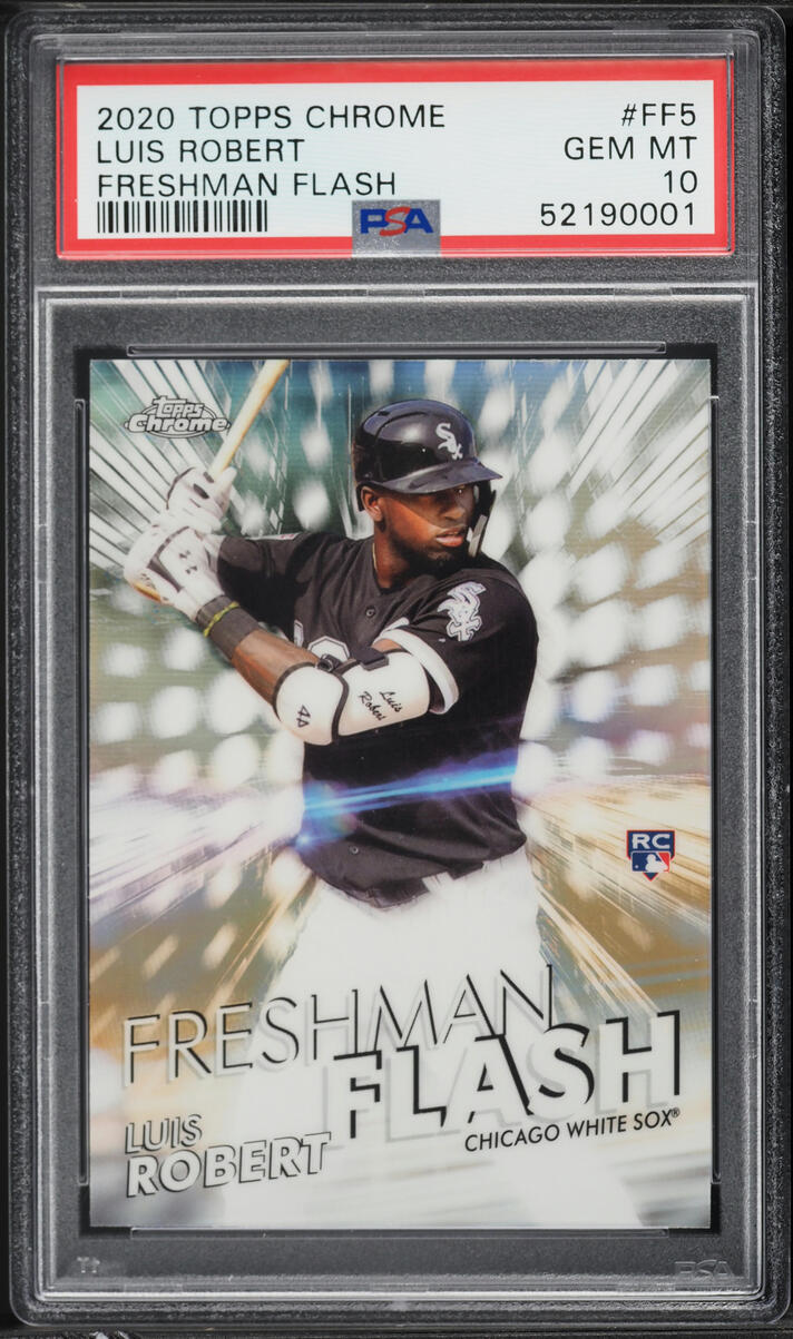 2020 Topps Chrome Freshman Flash Luis Robert ROOKIE #FF-5 PSA 10 GEM MINT