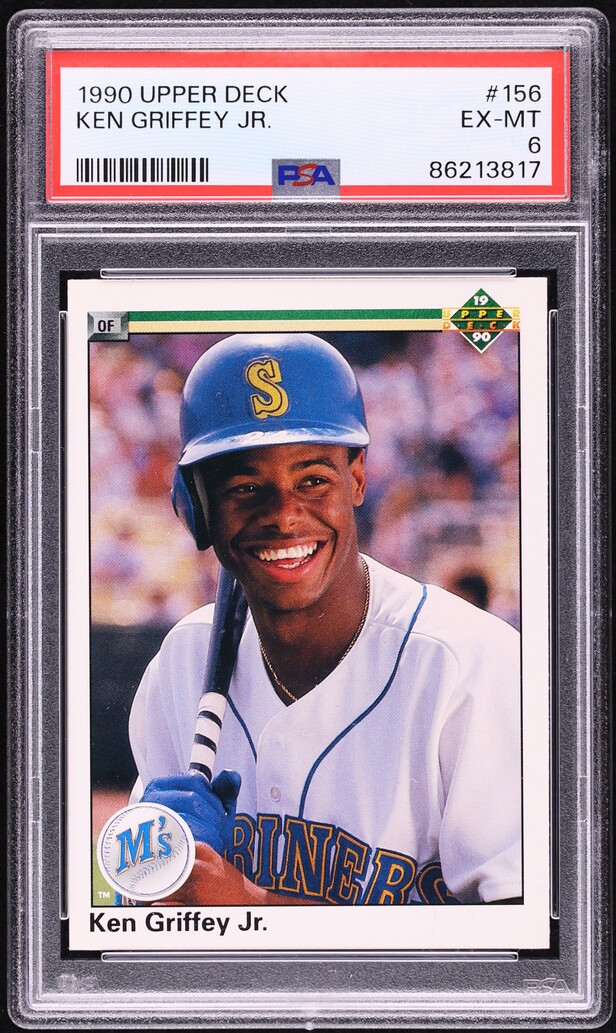 1990 Upper Deck Ken Griffey Jr. #156 PSA 6 EXMT