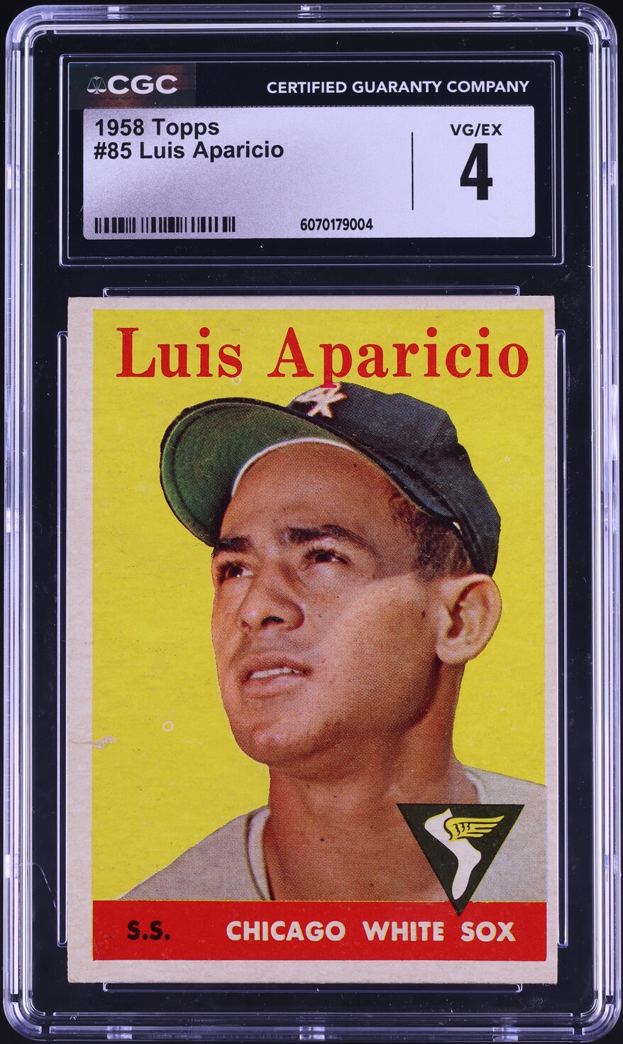1958 Topps Luis Aparicio #85 CGC 4 VGEX