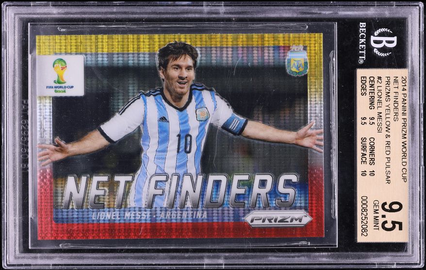 2014 Panini Prizm World Cup Net Finders Silver Lionel Messi
