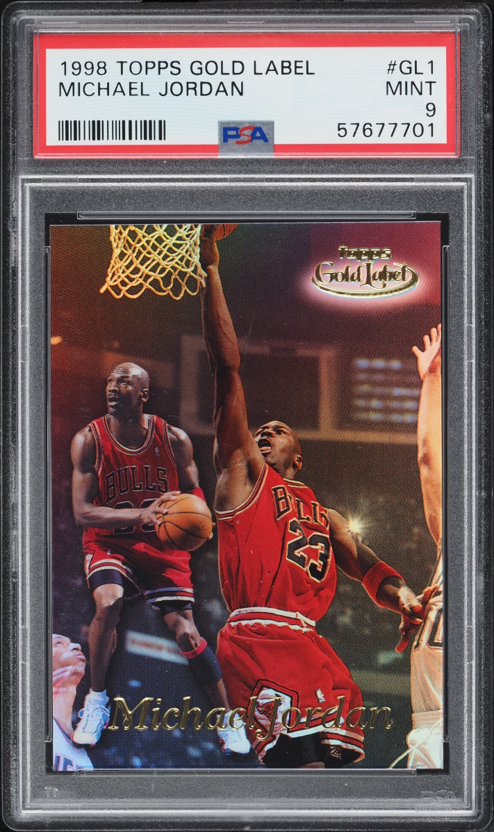 1998 Topps Gold Label Michael Jordan #GL1 PSA 9 MINT