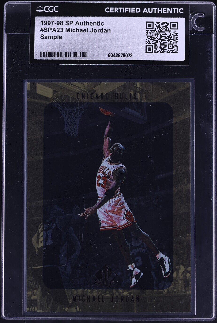 1997 SP Authentic Sample Michael Jordan #SPA23 CGC AUTH
