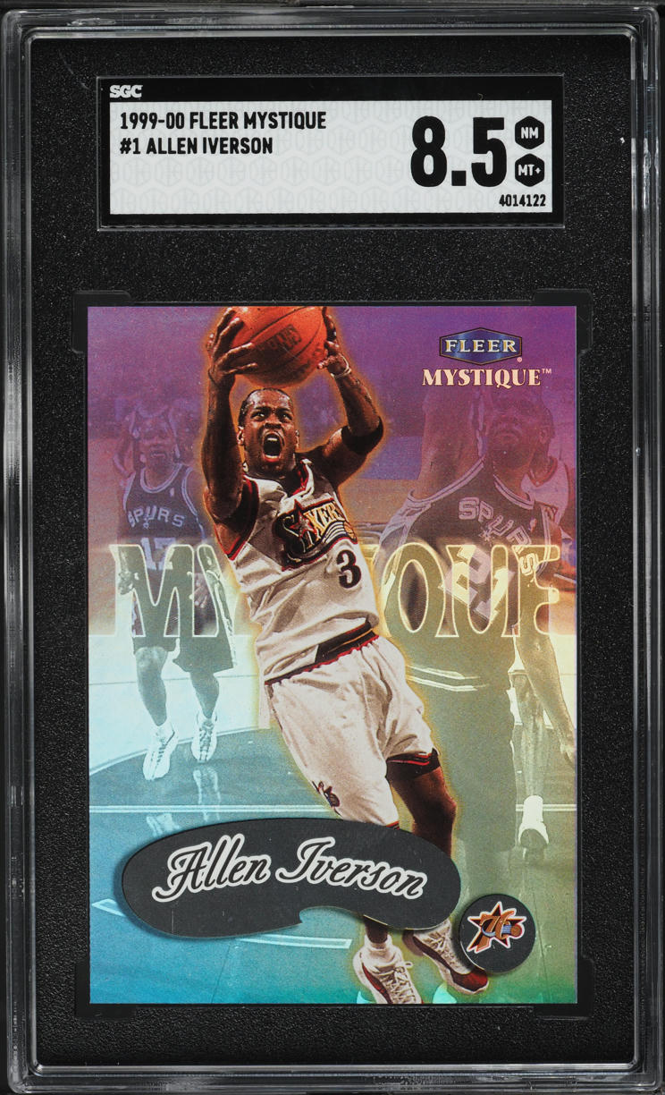 1999 Fleer Mystique Allen Iverson #1 SGC 8.5 NM-MT+