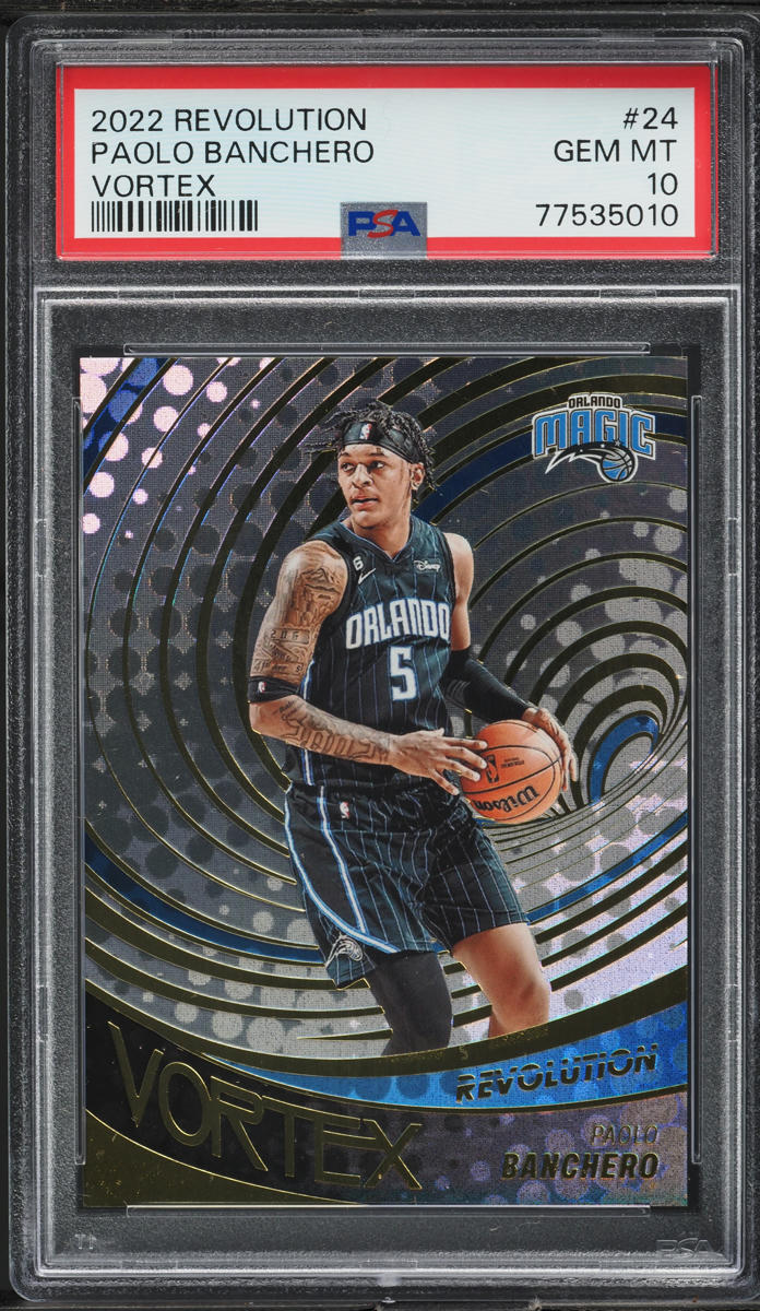 2022 Panini Revolution Vortex Paolo Banchero ROOKIE #24 PSA 10 GEM MINT