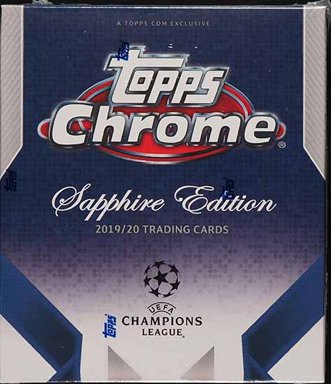 2019 Topps Chrome Sapphire Edition UEFA Champions League Sealed