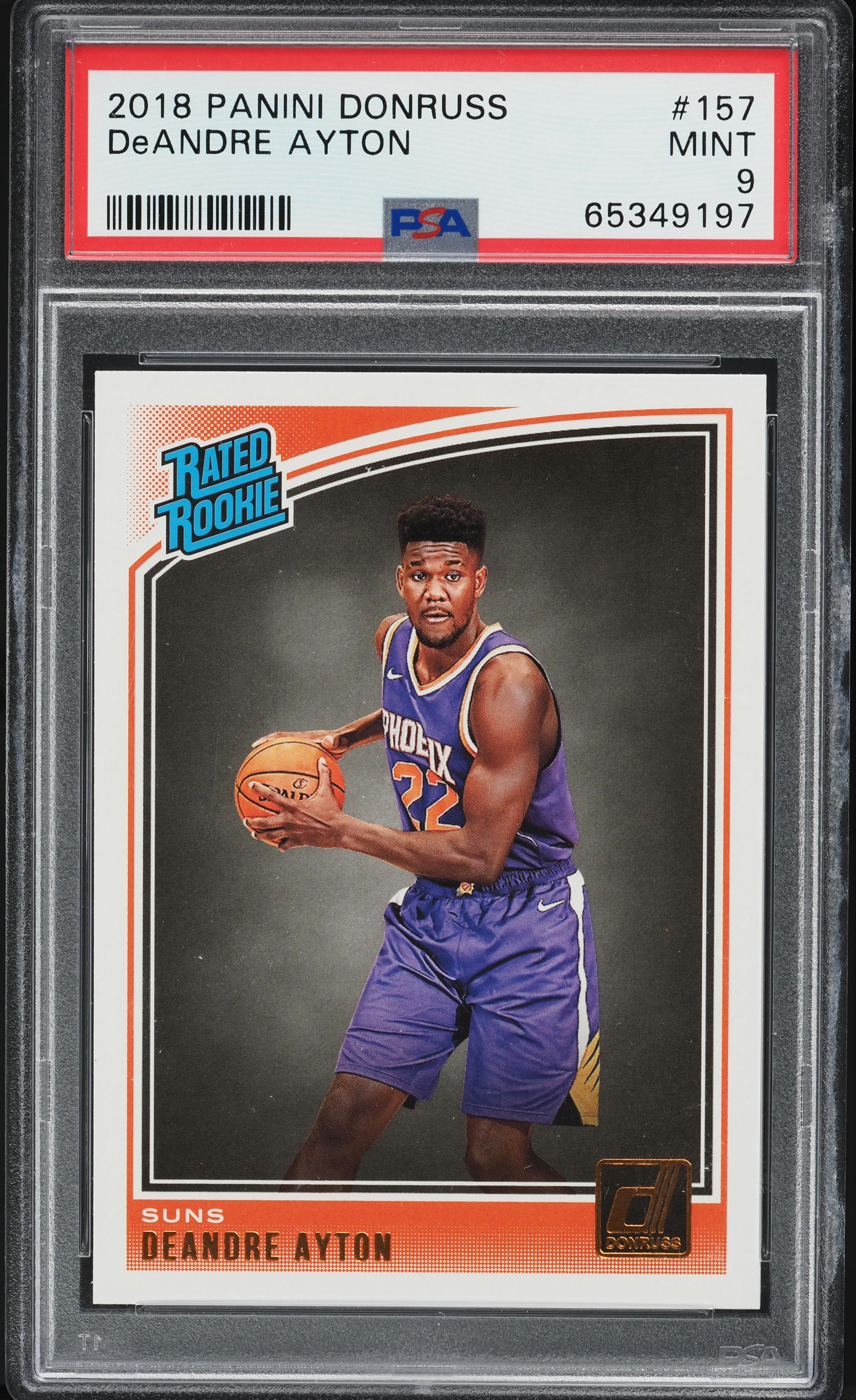 2018 Panini Prizm DeAndre Ayton ROOKIE #279 PSA 9 MINT on Fanatics