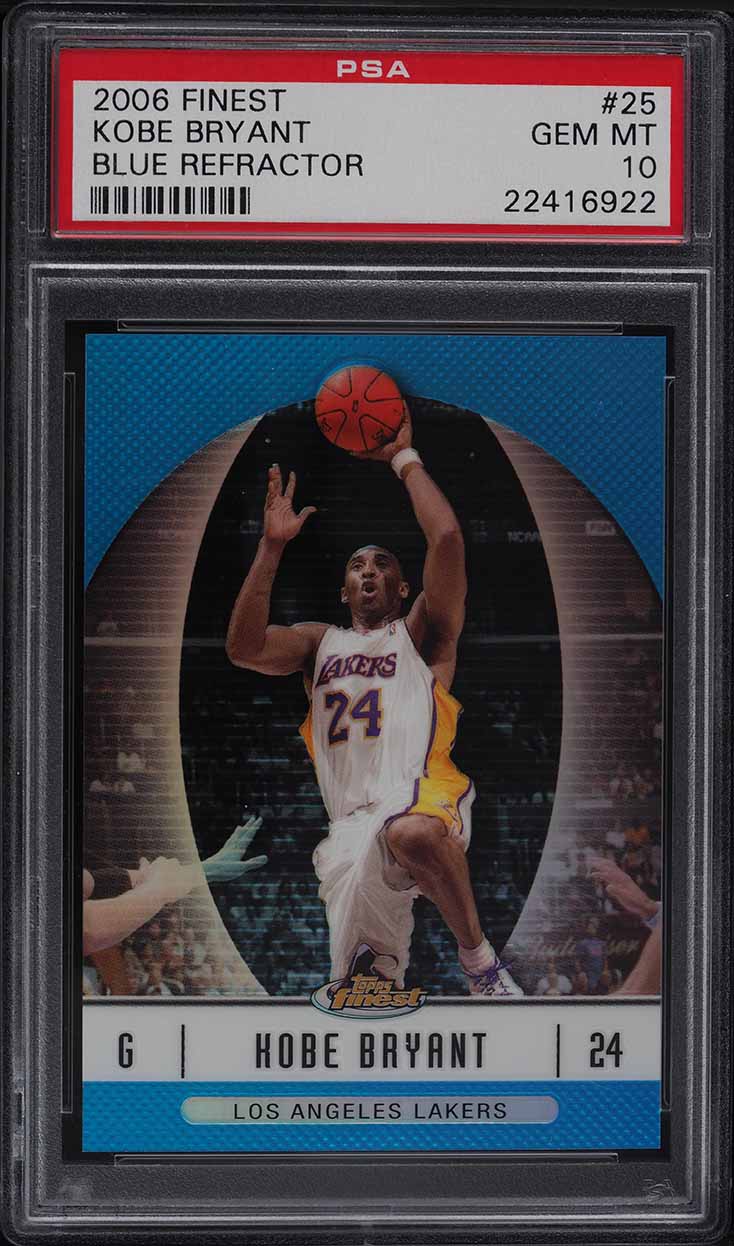2006 Topps Chrome Gold Refractor Kobe Bryant /25 #129 BGS 9 MINT