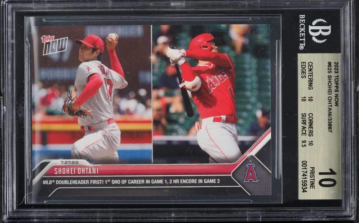 2023 Topps Now Shohei Ohtani #625 BGS 10 PRISTINE