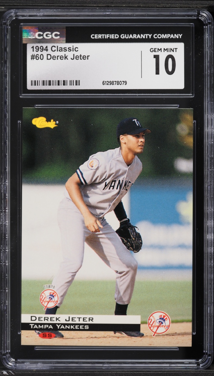 1994 Classic Derek Jeter ROOKIE #60 CGC 10 GEM MINT