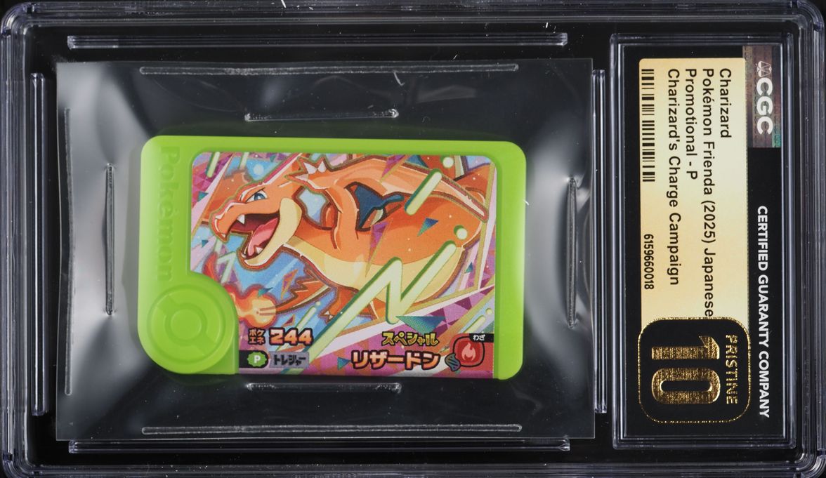 2025 Pokemon Japanese Frienda Promo Charge Campaign Charizard #P CGC 10 Pristine