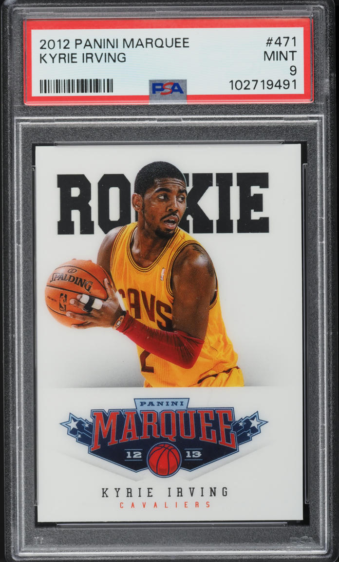 2012 Panini Marquee Kyrie Irving ROOKIE #471 PSA 9 MINT