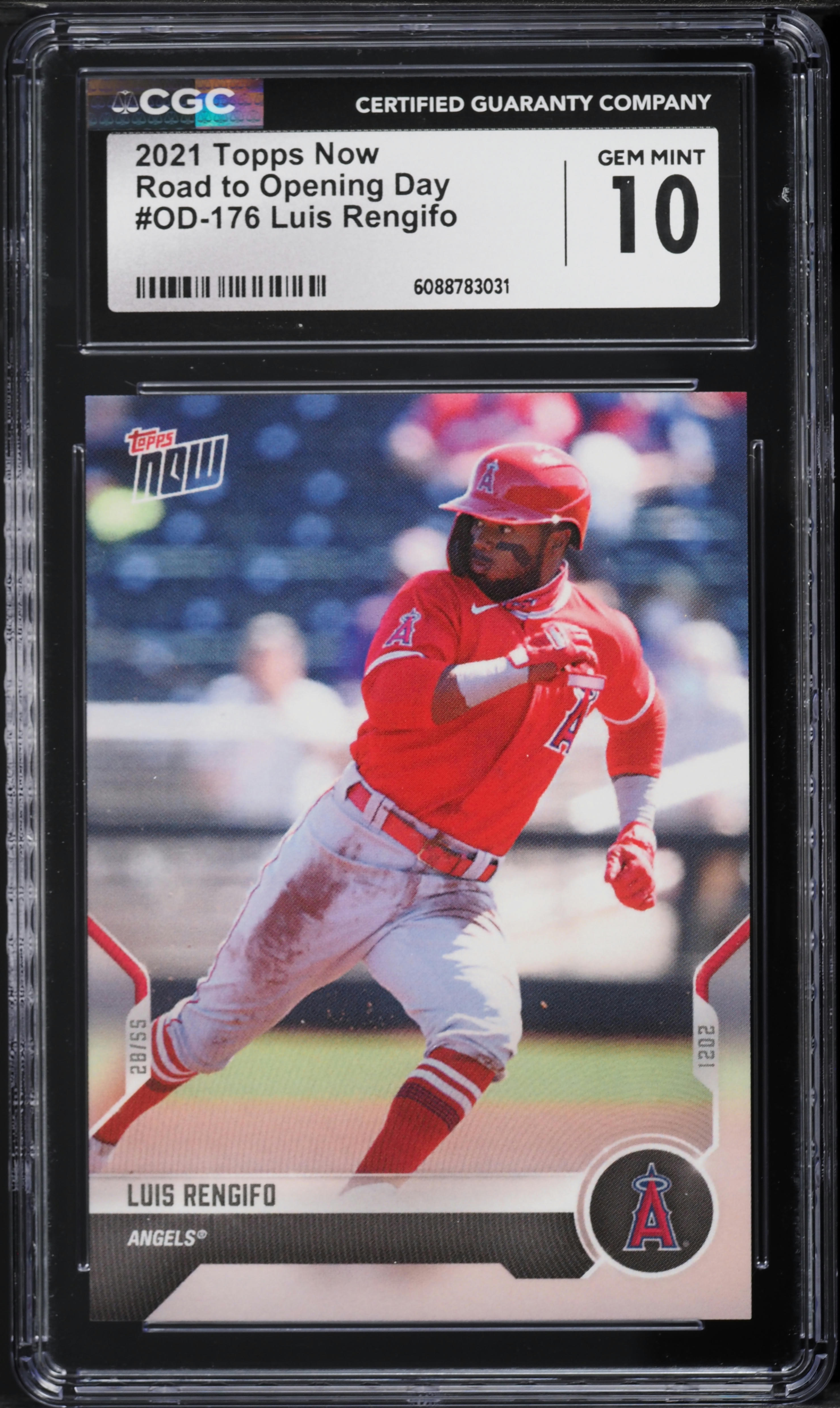 2021 Topps Now Road To Opening Day Luis Rengifo #OD-176 CGC 10 GEM - Main Image