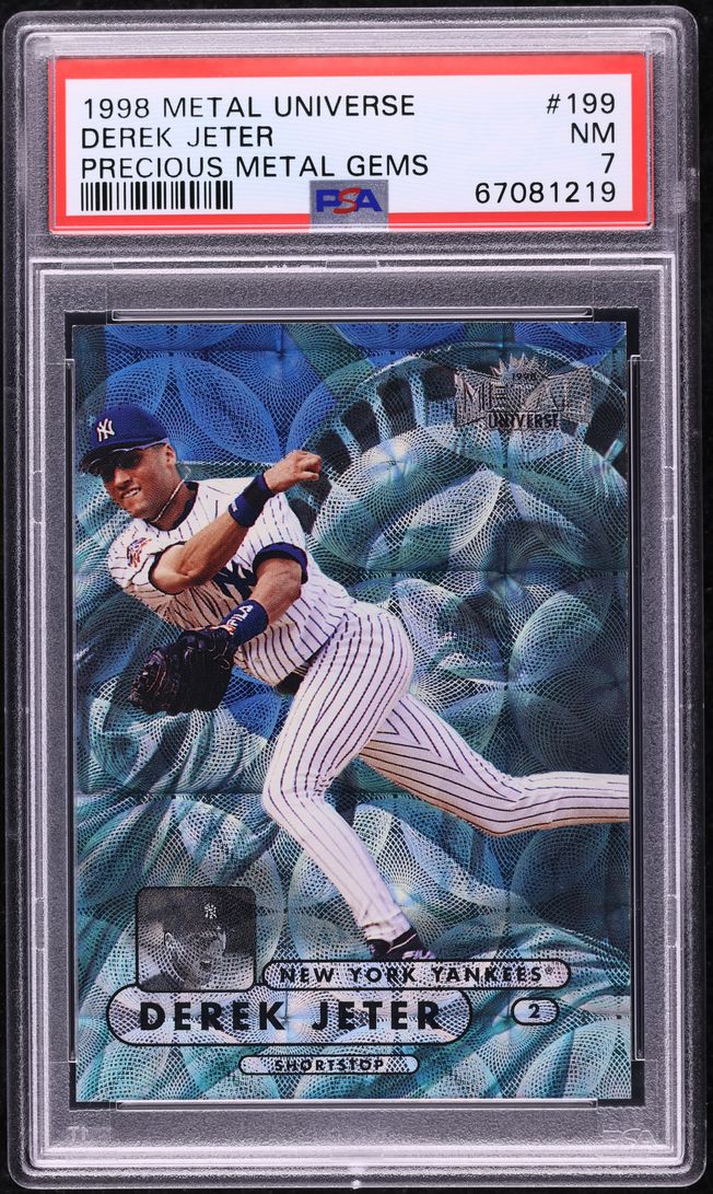 1998 Metal Universe Precious Metal Gems PMG Derek Jeter /50 #199 PSA 7 NRMT