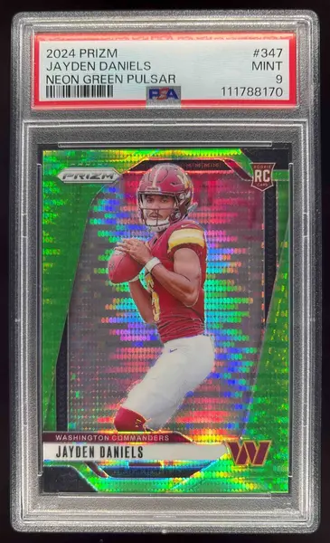 2020 Panini Prizm Prizm Green #334 CeeDee Lamb RC PSA 9 on