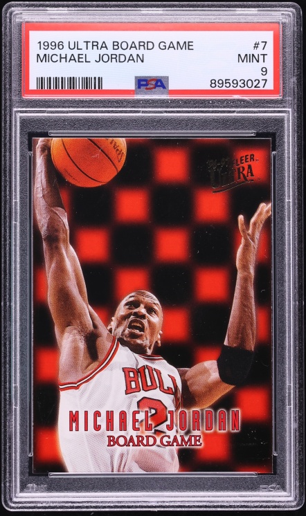 1996 Ultra Board Game Michael Jordan #7 PSA 9 MINT - Photo 1